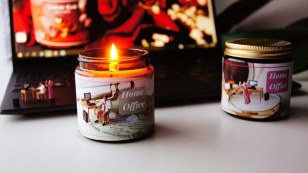 Home Office - sojowa świeca zapachowa dla niego