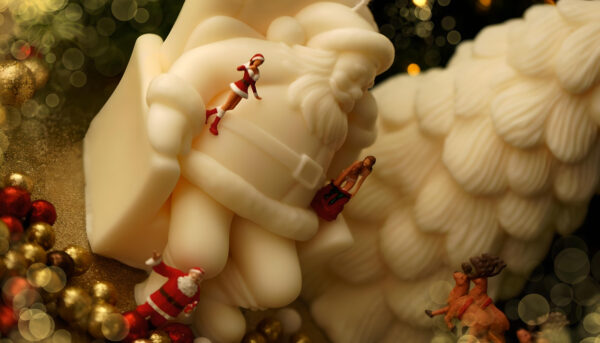 Mikołaj świeca dekoracyjna Salwa Śmiechu