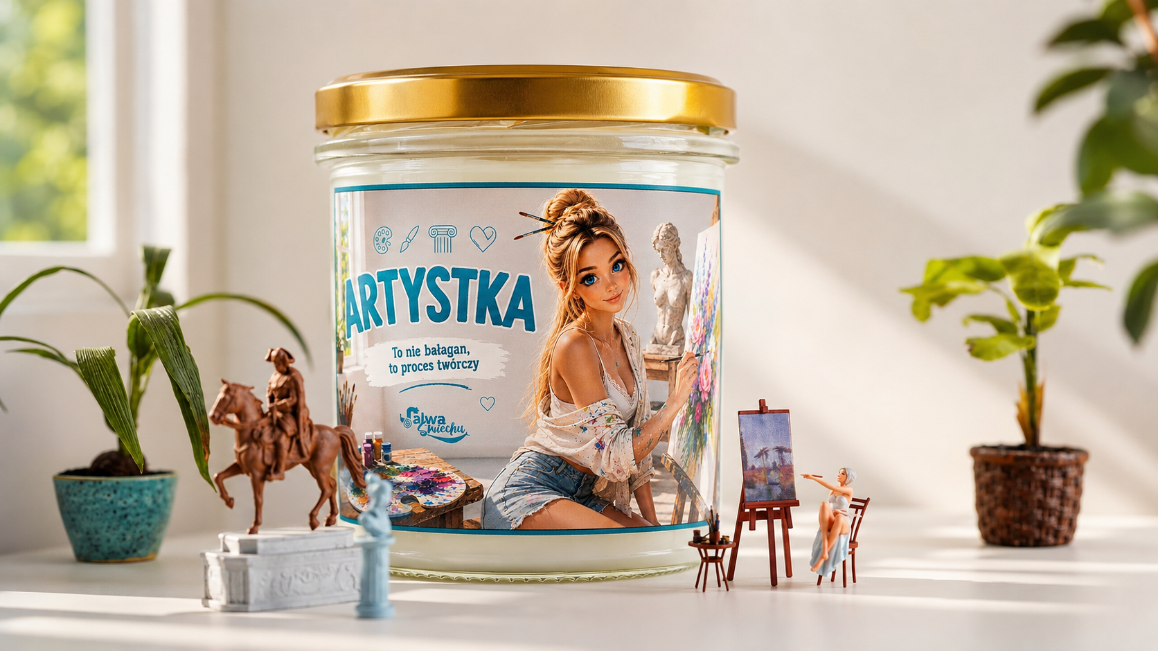 ARTYSTKA - świeca sojowa 370 ml
