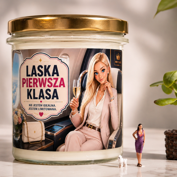 LASKA PIERWSZA KLASA - świeca sojowa 370 ml