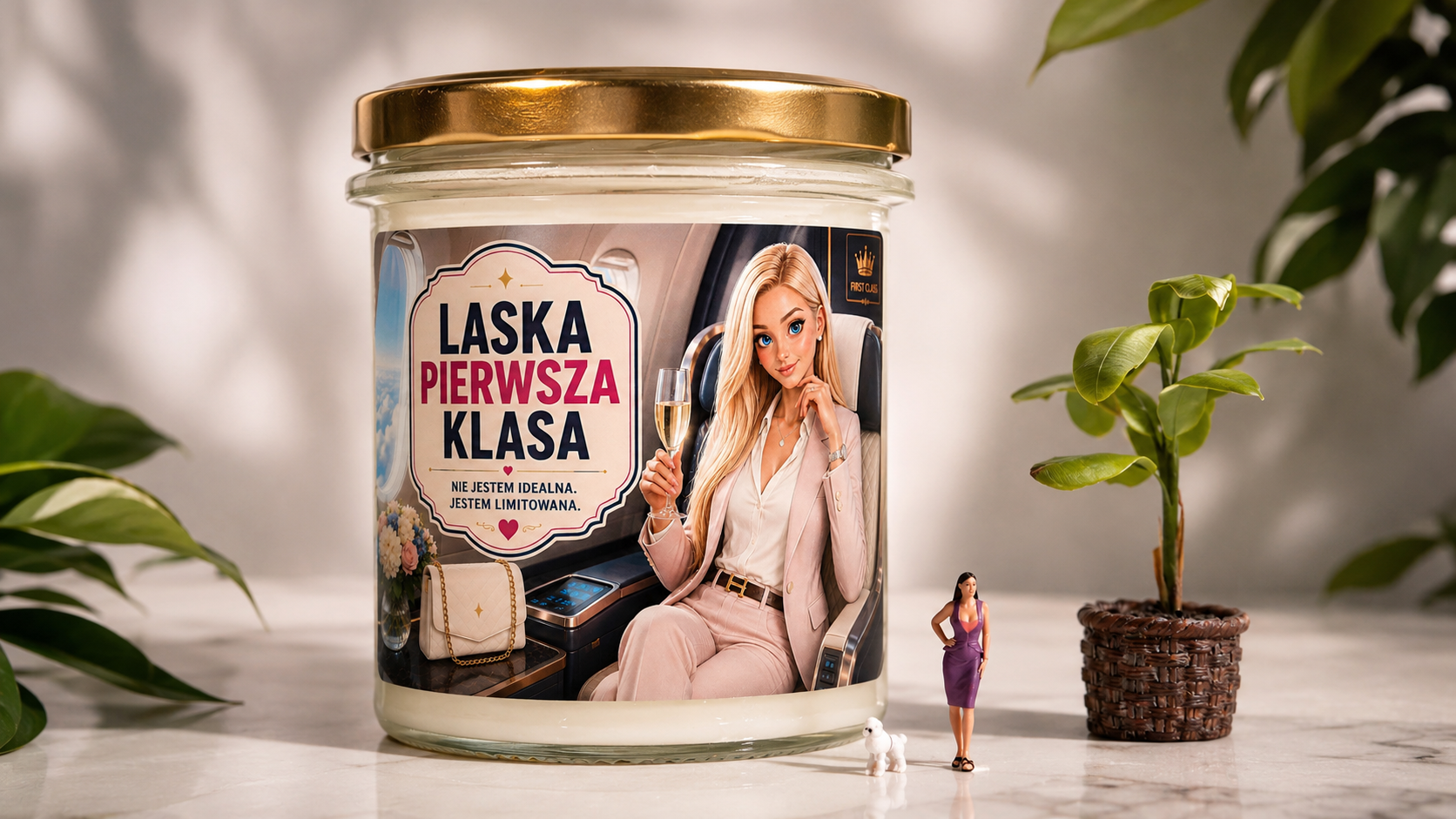 LASKA PIERWSZA KLASA - świeca sojowa 370 ml