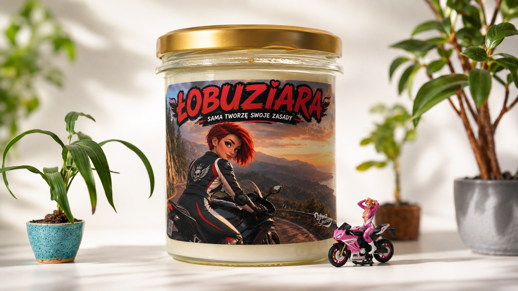 ŁOBUZIARA - świeca sojowa 370 ml