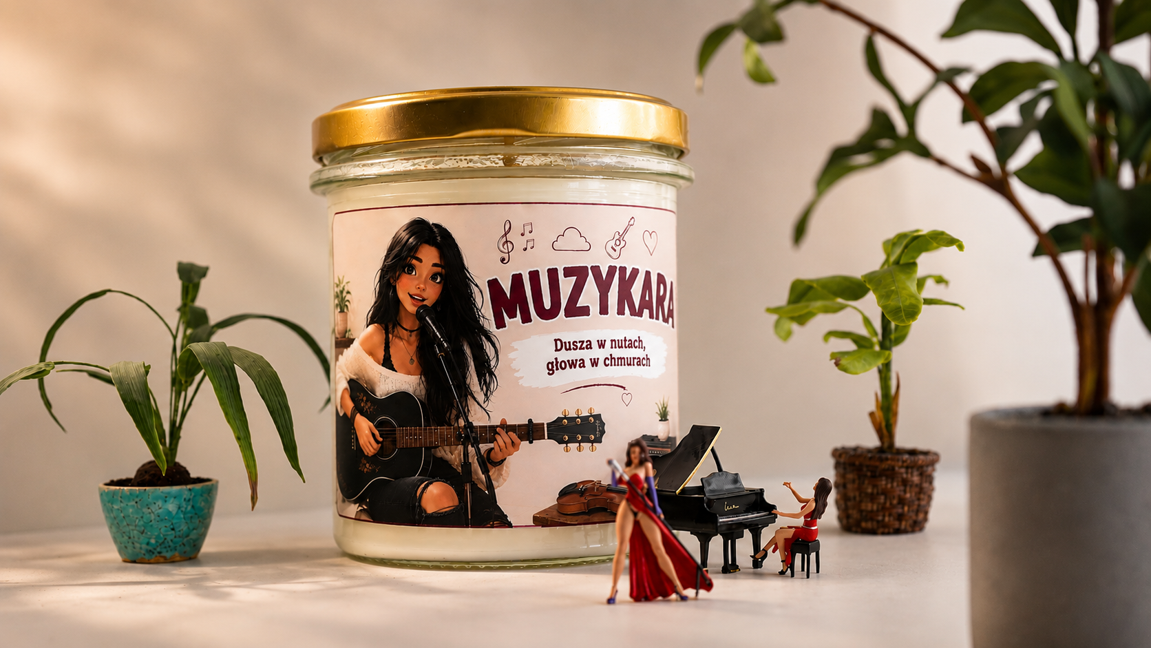 MUZYKARA - świeca sojowa 370 ml