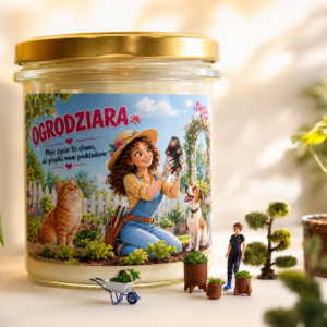 OGRODZIARA - świeca sojowa 370 ml
