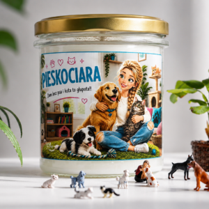 PIESKOCIARA - świeca sojowa 370 ml