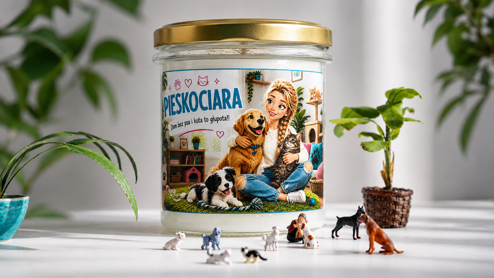 PIESKOCIARA - świeca sojowa 370 ml
