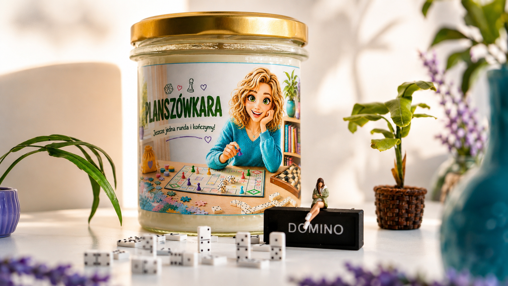 PLANSZÓWKARA - świeca sojowa 370 ml