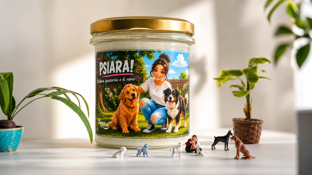 PSIARA - świeca sojowa 370 ml