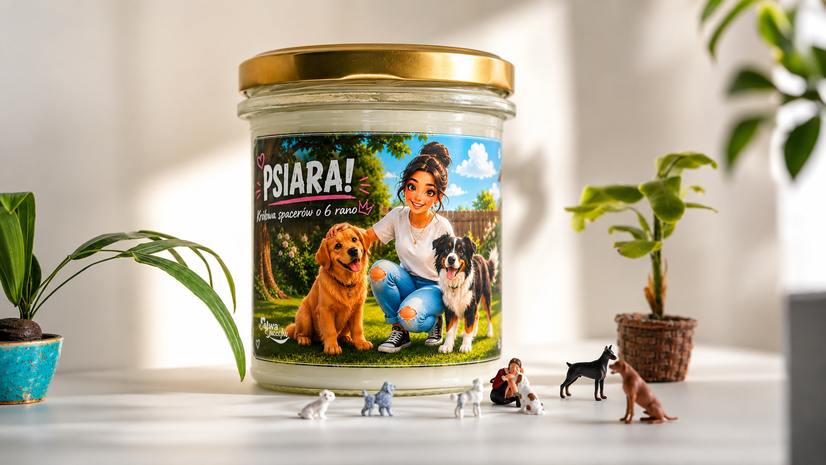 PSIARA - świeca sojowa 370 ml
