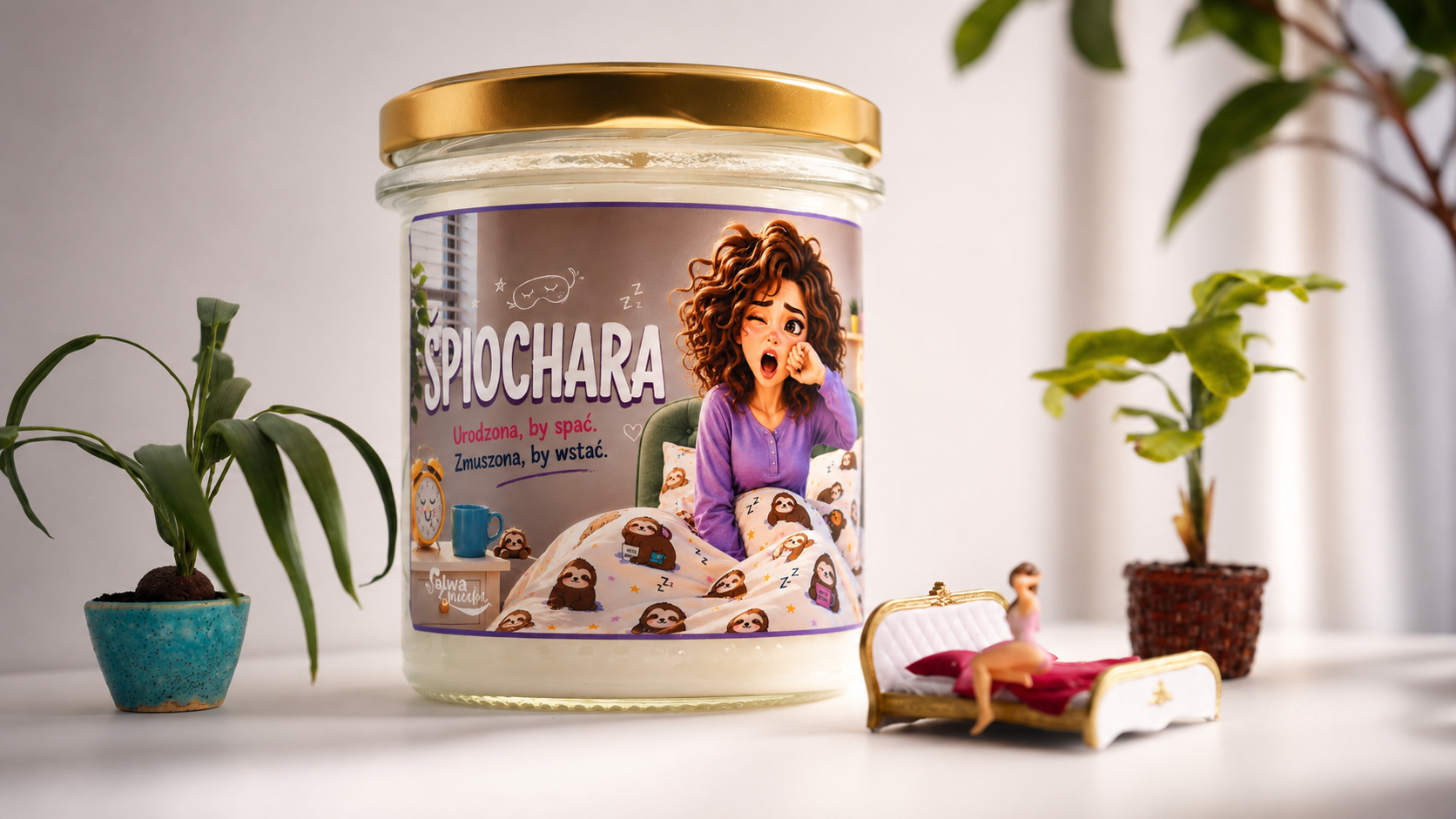 ŚPIOCHARA - świeca sojowa 370 ml