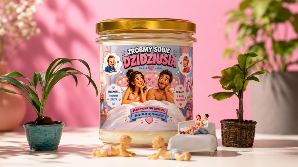 świeca sojowa na prezent