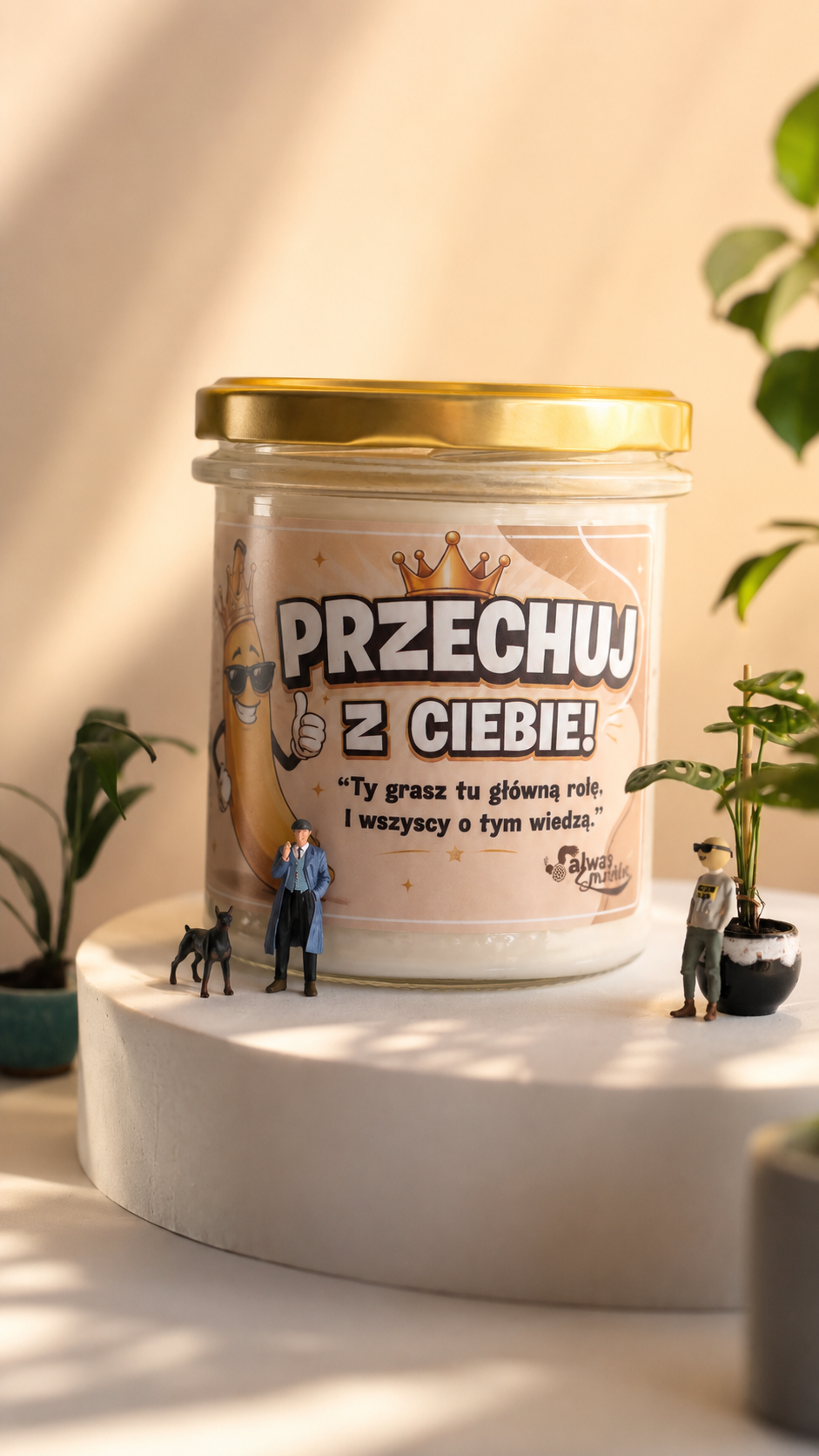 PRZECH*J Z CIEBIE! - świeca sojowa 370 ml - obrazek 3