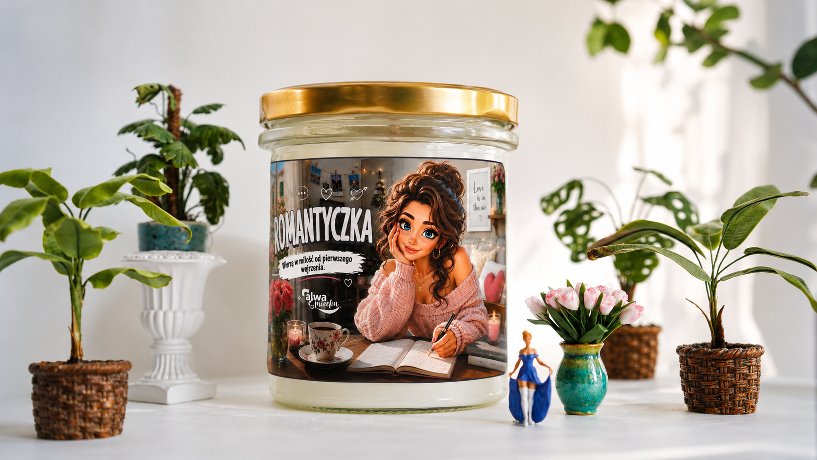 sojowa świeca zapachowa dla niej