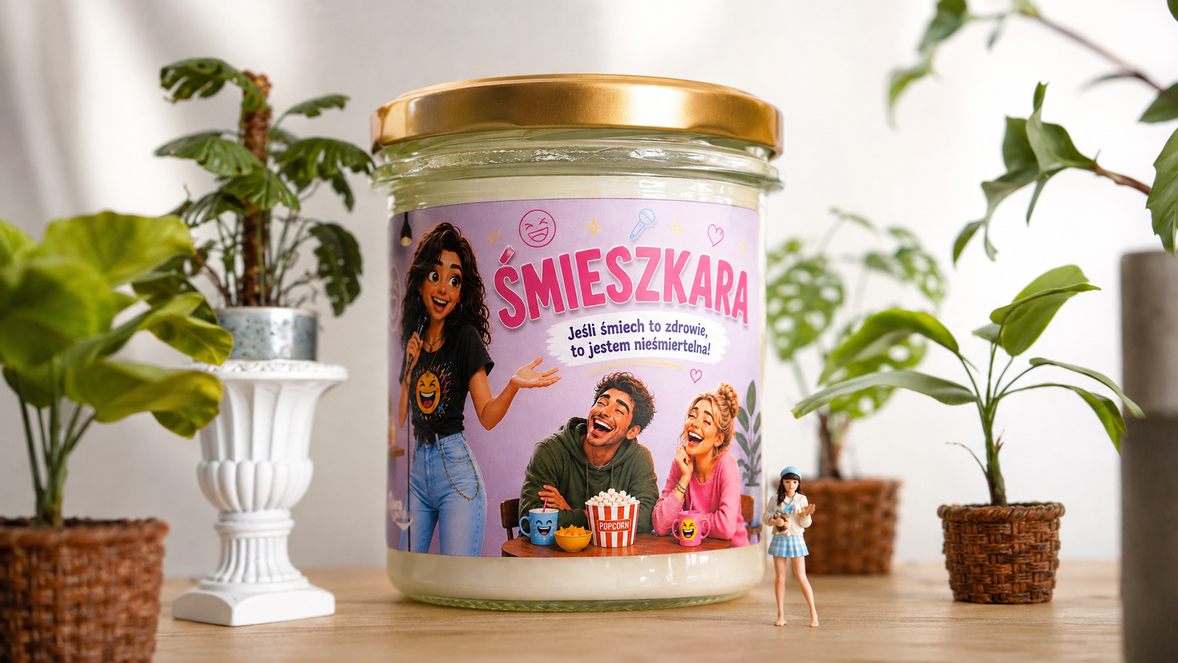 sojowa świeca zapachowa w szkle