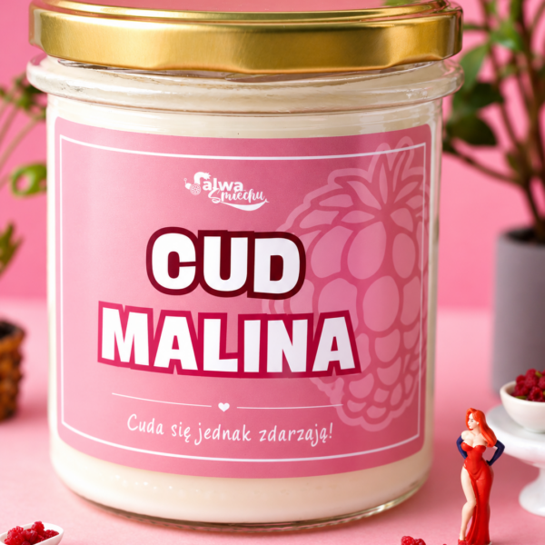 CUD MALINA - świeca sojowa 370 ml