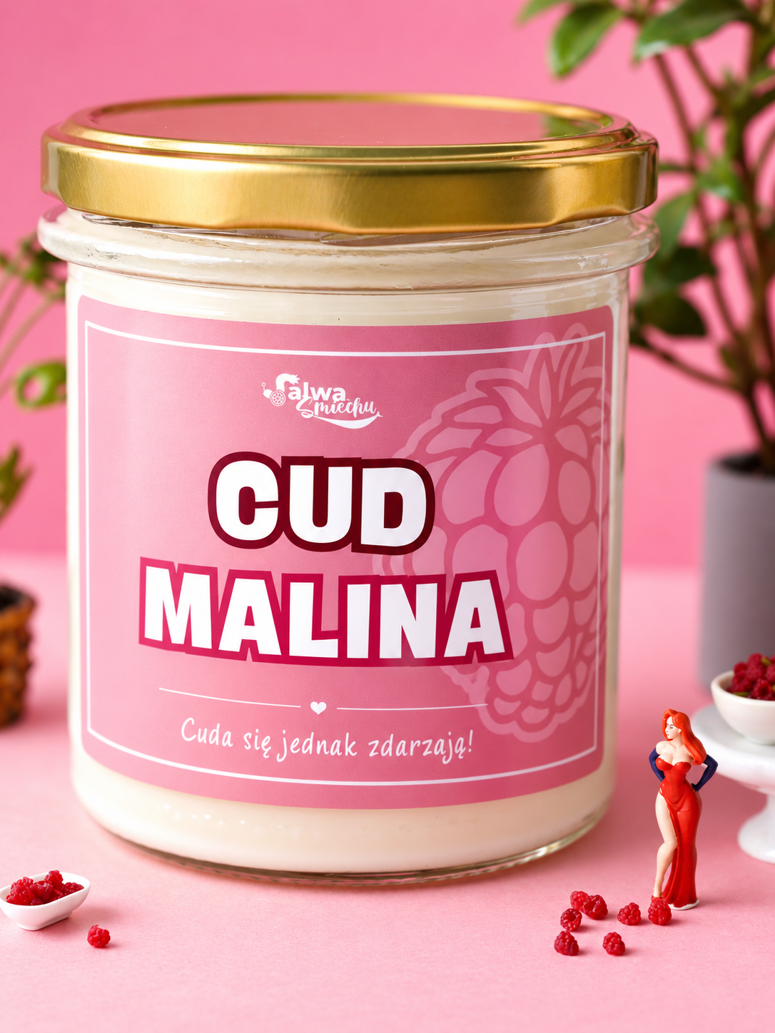 CUD MALINA - świeca sojowa 370 ml