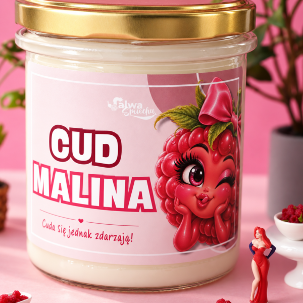 CUD MALINA - świeca sojowa 370 ml