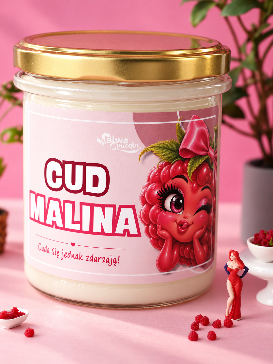 CUD MALINA - świeca sojowa 370 ml - obrazek 2