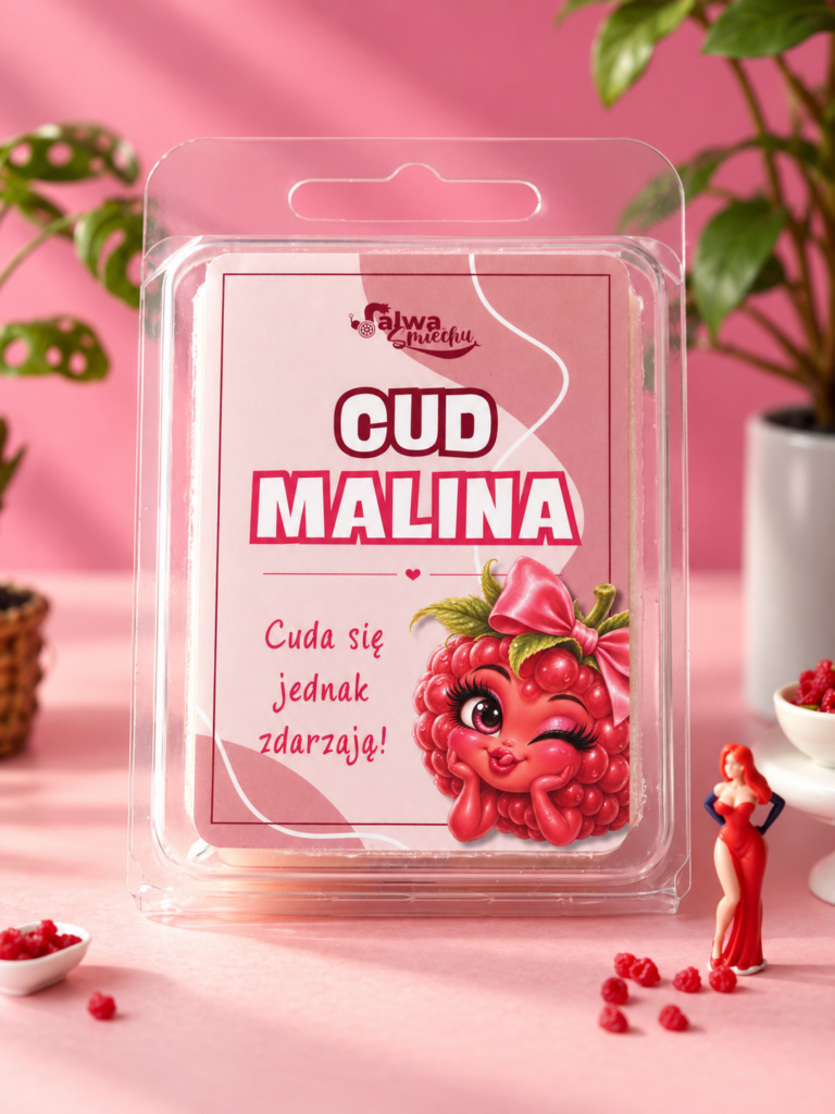 CUD MALINA – sojowy wosk zapachowy