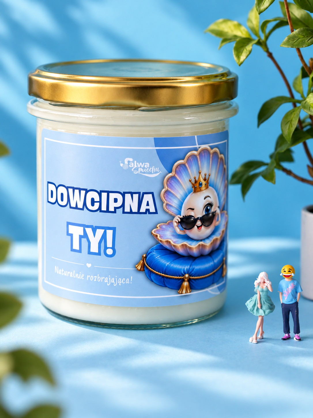 Świeca sojowa na prezent