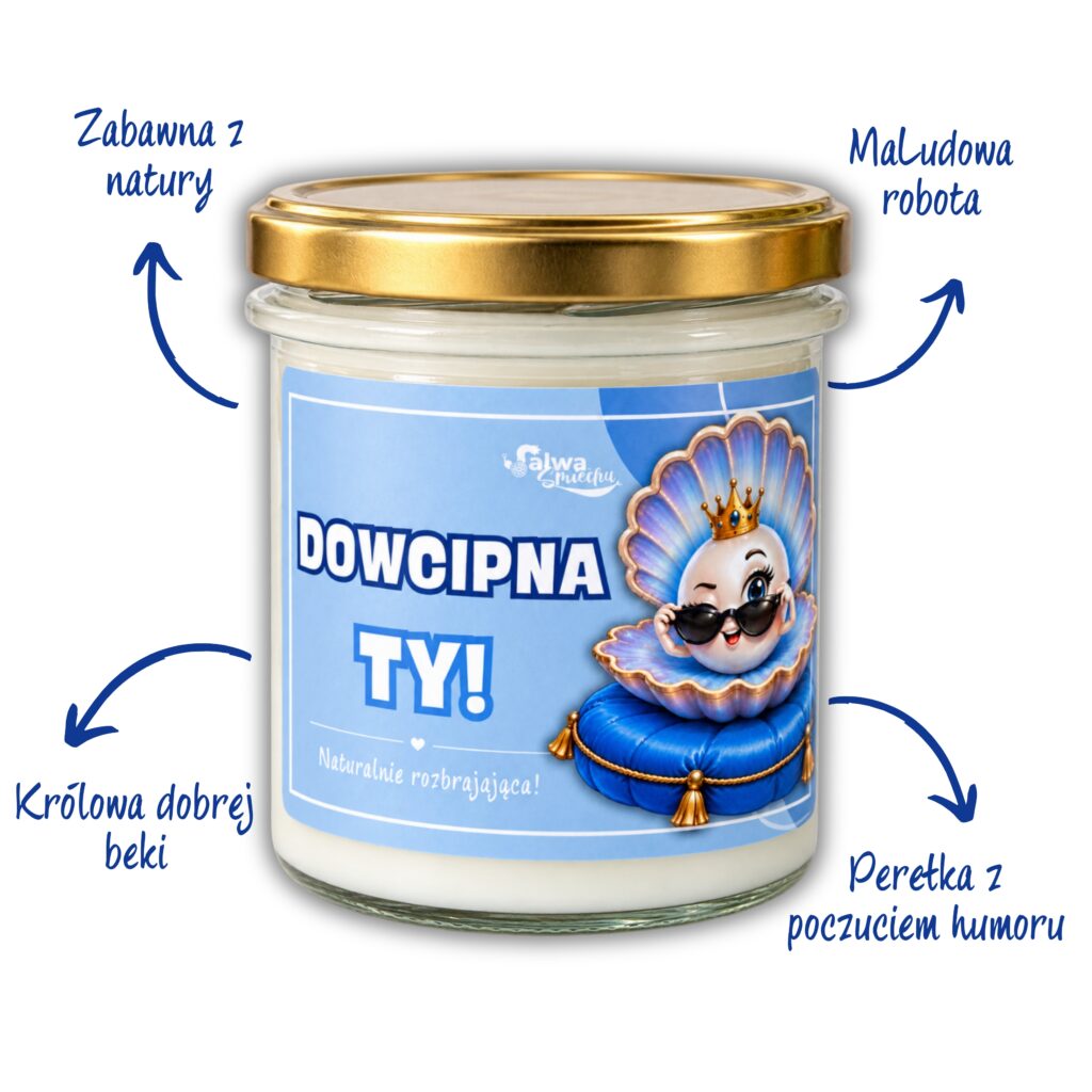 Świeca sojowa na prezent