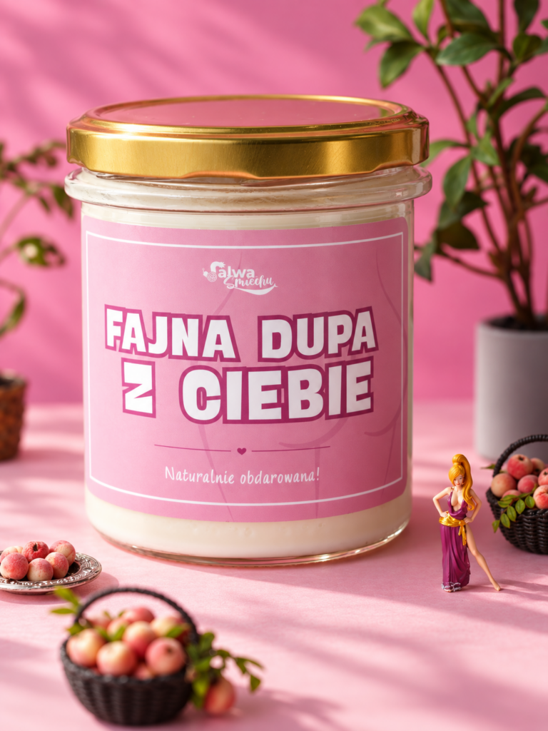FAJNA DUPA Z CIEBIE – świeca sojowa 370 ml