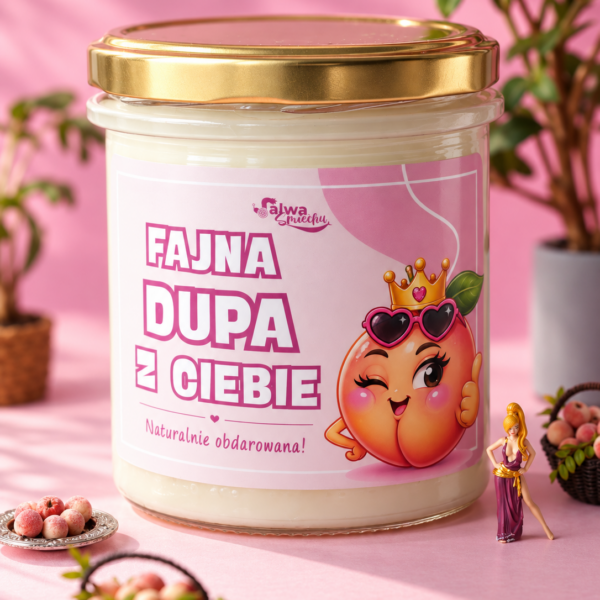 FAJNA DUPA Z CIEBIE - świeca sojowa 370 ml