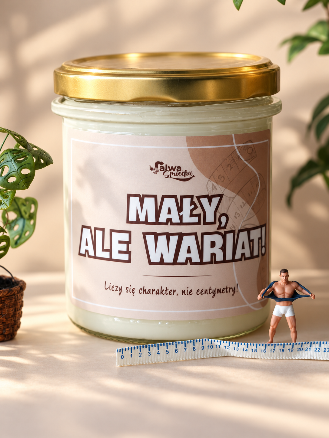 MAŁY, ALE WARIAT! - świeca sojowa 370 ml