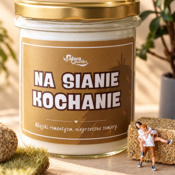 NA SIANIE KOCHANIE - świeca sojowa 370 ml