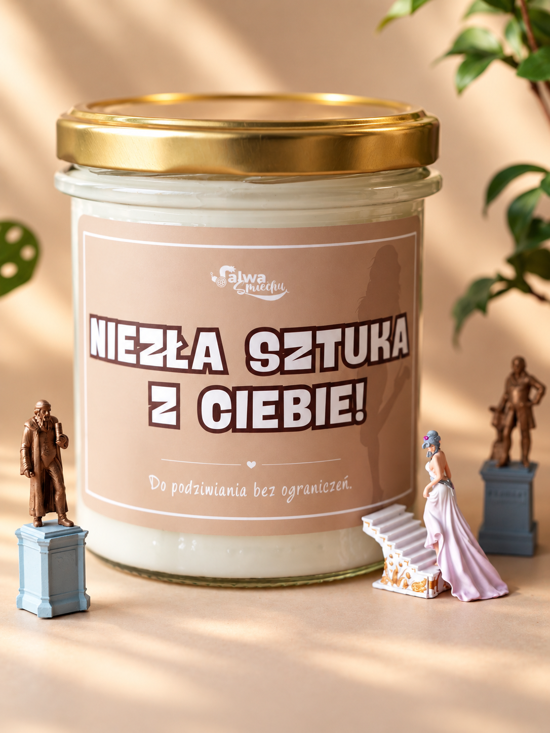 Świeca sojowa na prezent