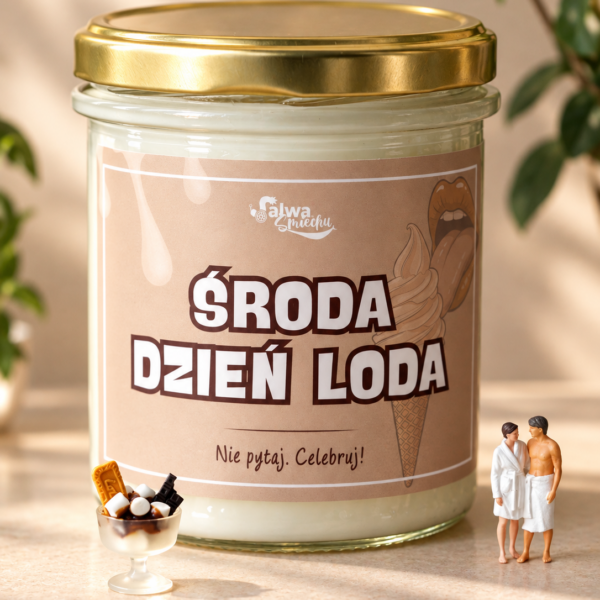 ŚRODA DZIEŃ LODA - świeca sojowa 370 ml