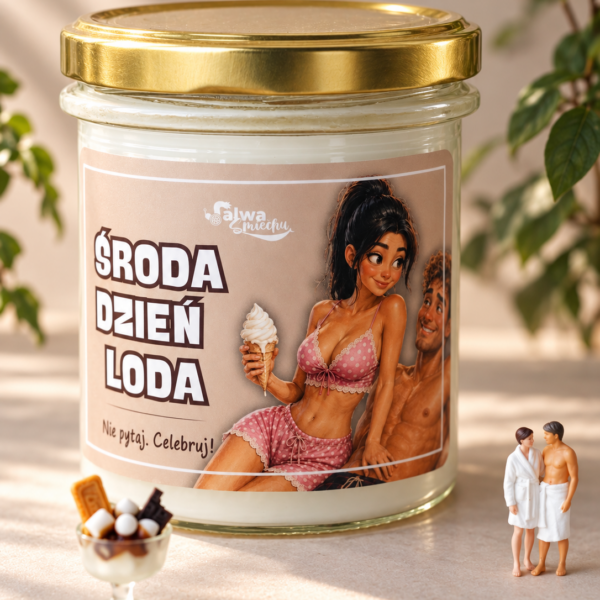 Świeca sojowa dla niej i dla niego