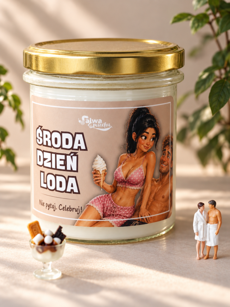 ŚRODA DZIEŃ LODA – świeca sojowa 370 ml