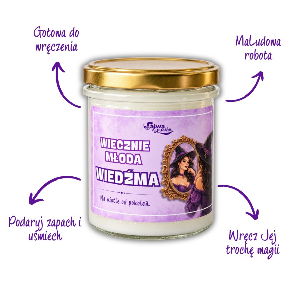 Świeca prezentowa Salwa Śmiechu