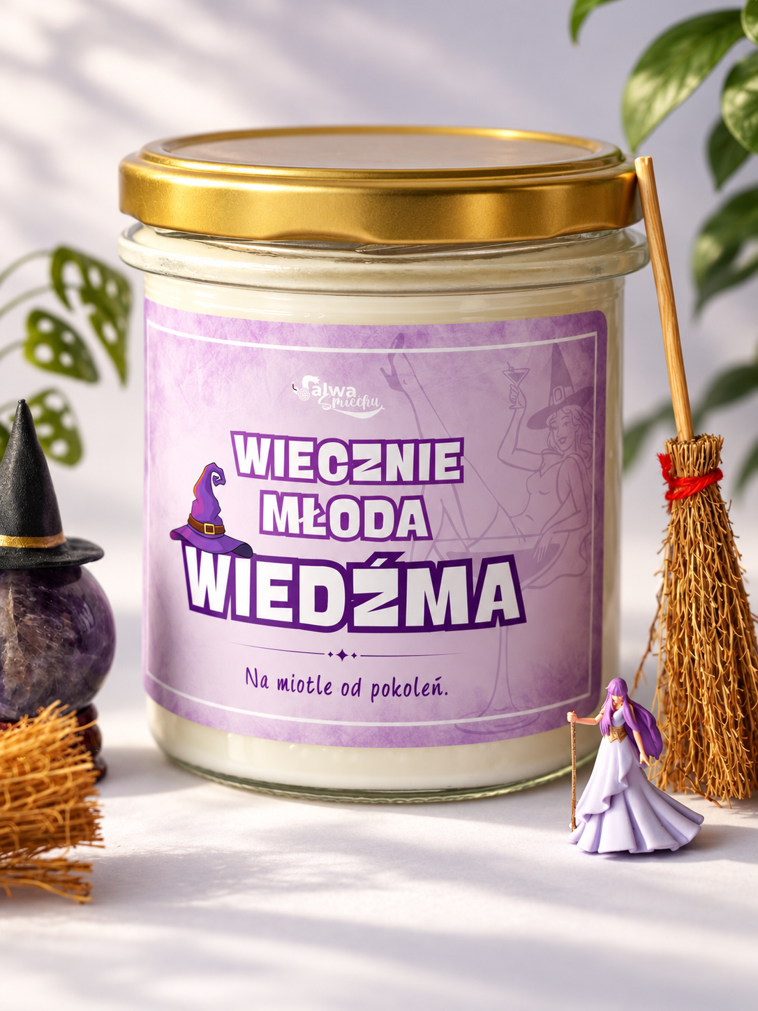 Swieca sojowa w szkle