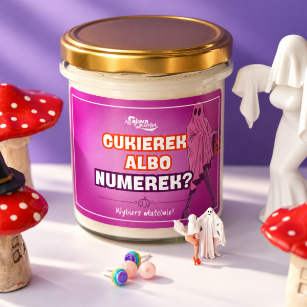 CUKIEREK ALBO NUMEREK? - świeca sojowa 370 ml