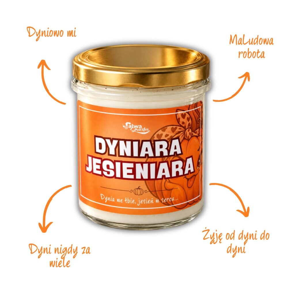 świece, które wywołują uśmiech