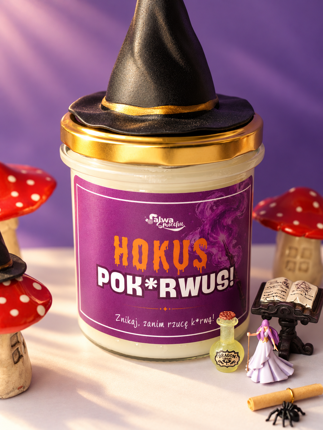 HOKUS POK*RWUS - świeca sojowa 370 ml