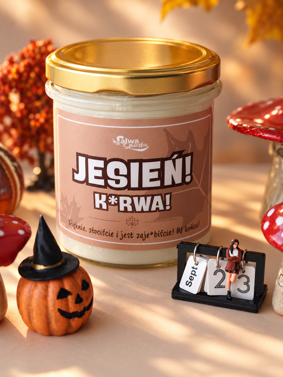 jesienna kolekcaj świec zapachowych