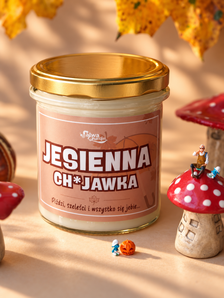 JESIENNA CH*JAWKA – świeca sojowa 370 ml