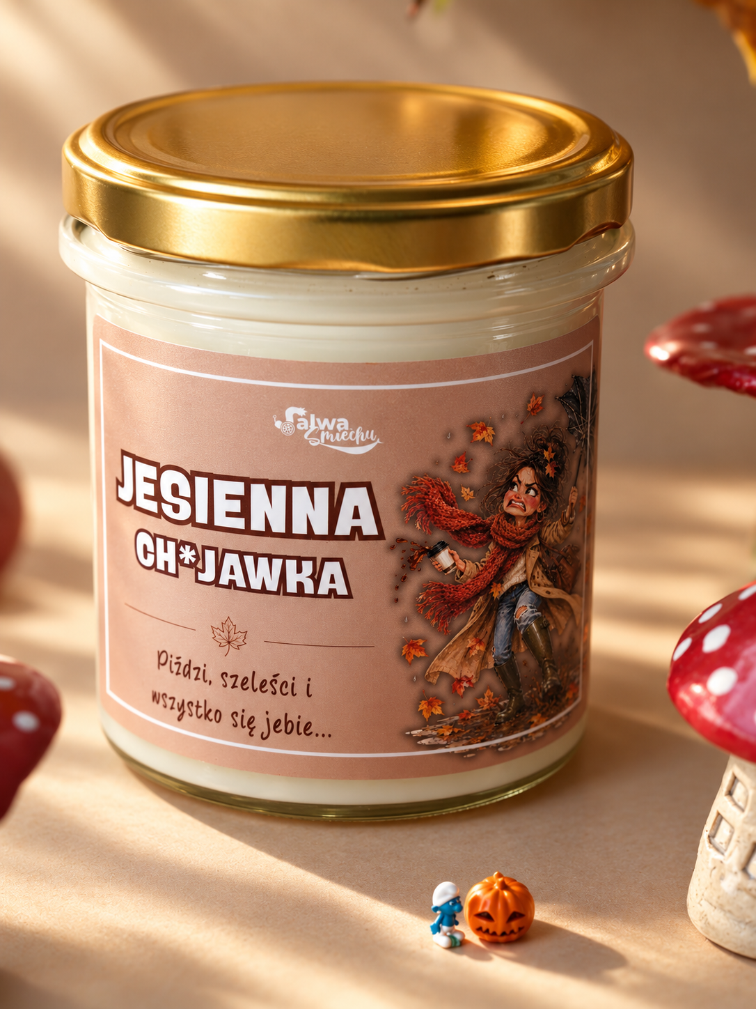 JESIENNA CH*JAWKA - świeca sojowa 370 ml