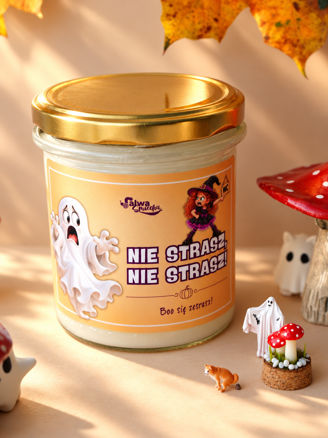 NIE STRASZ, NIE STRASZ! - świeca sojowa 370 ml